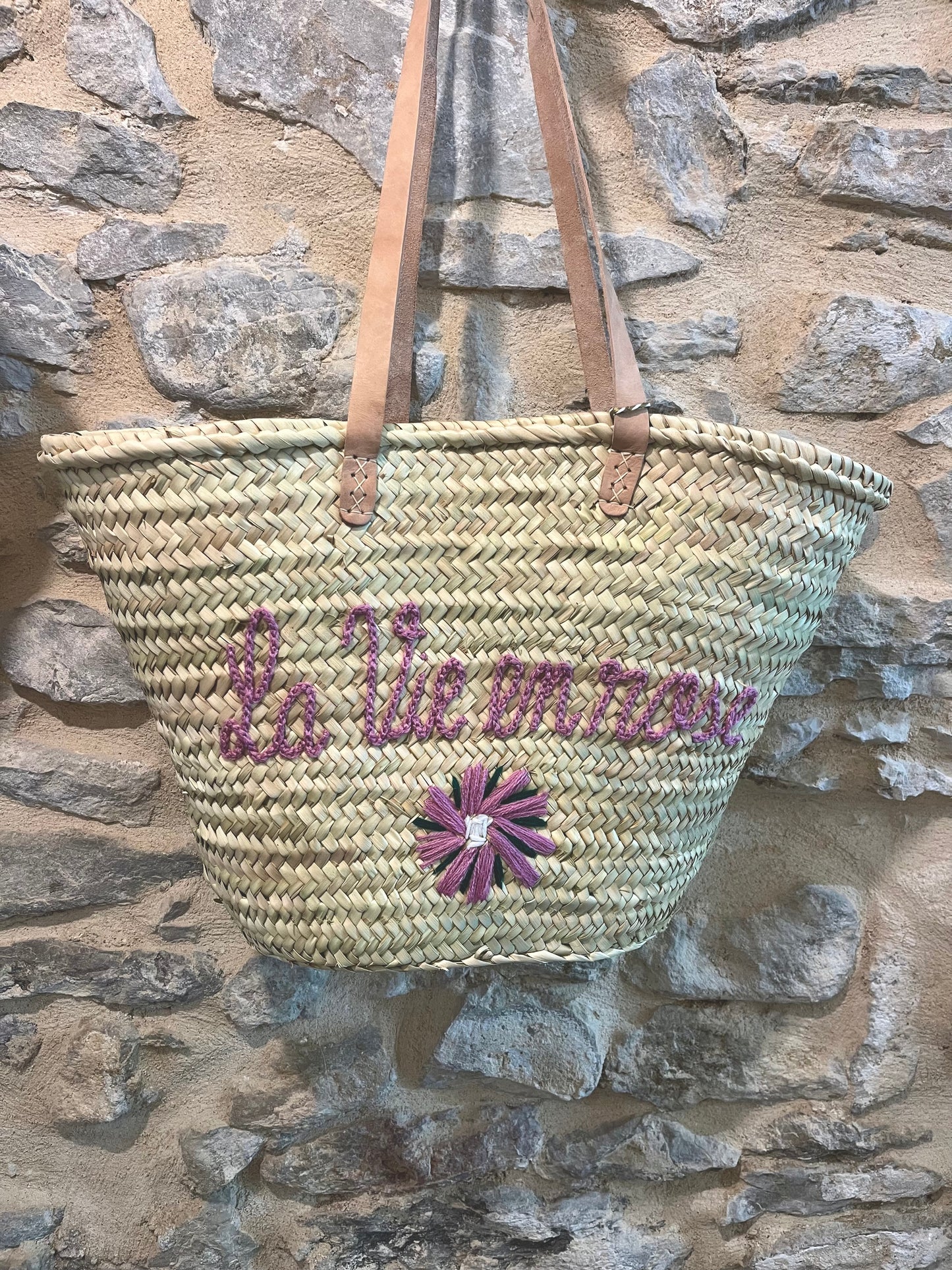 Panier "La vie en rose"